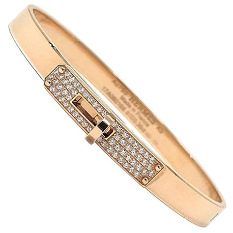 hermes diamond h bracelet